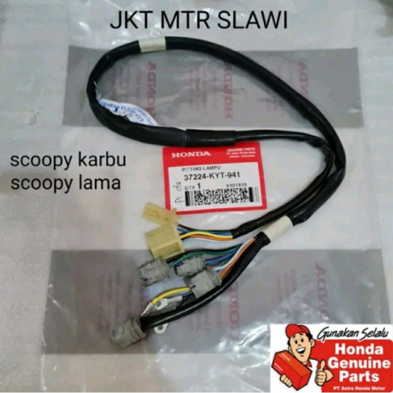 fiting lampu soket lampu scoopy karbu scoopy pertama scoopy lama ori honda ahm asli honda