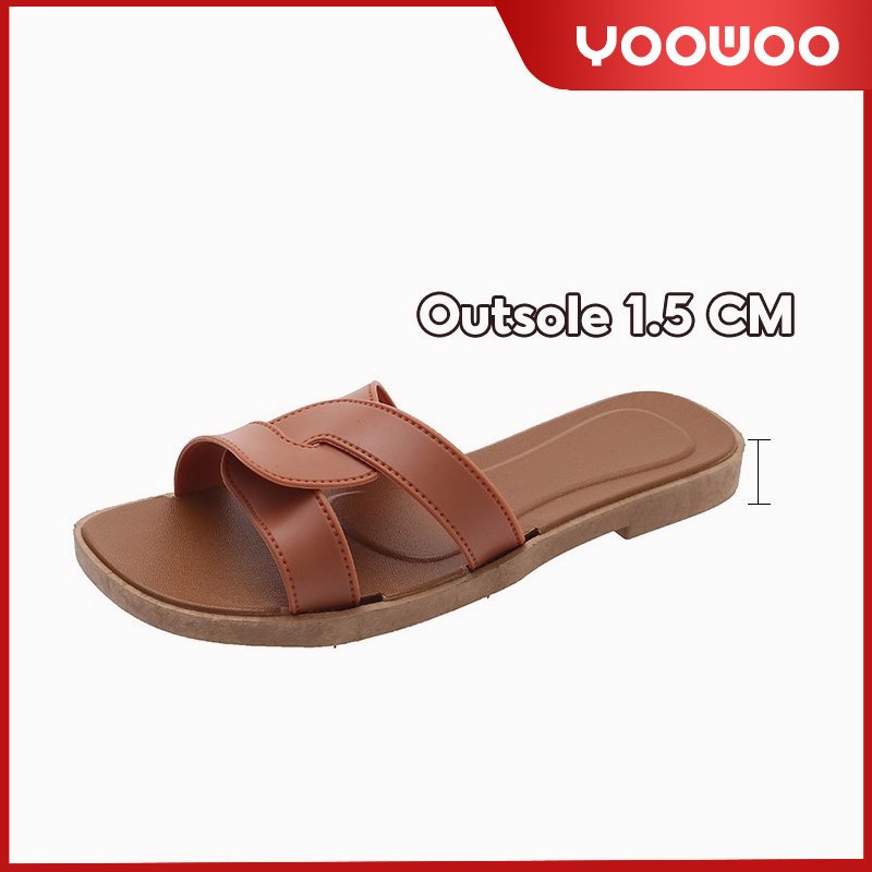 sendal slop/sandal rumah / sandal wedges baru /Sandal Wanita /Fashion Korea Import Real Pict