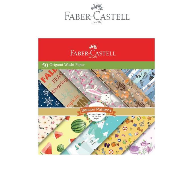 

Diskon Faber-Castell Origami Washi Paper Season Pattern 16x16 Diskon