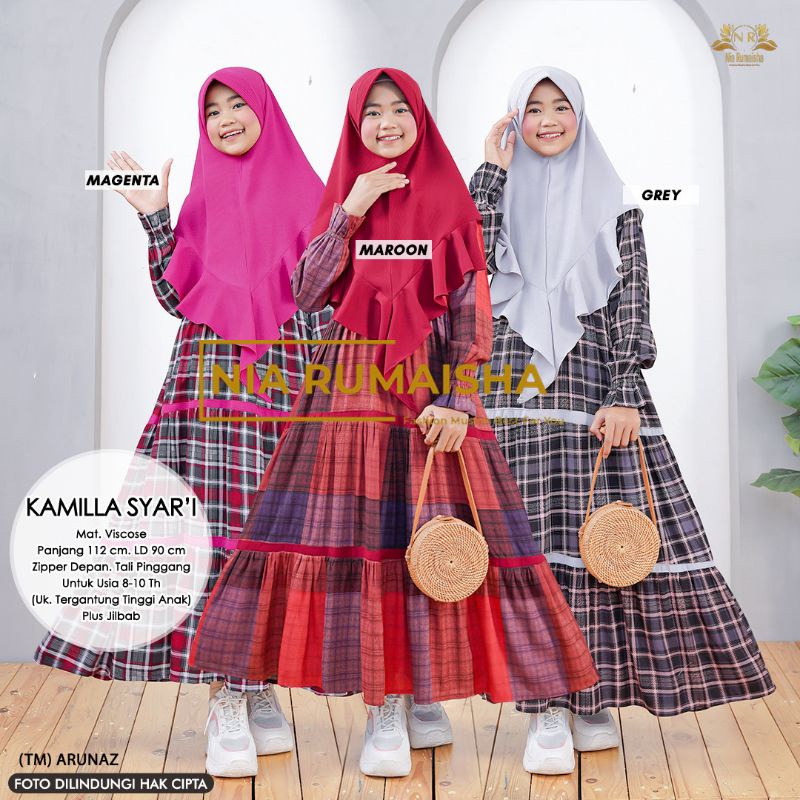 [NIA RUMAISHA] DRES TEEN | Kamilla Syari - Ariyana Teen - Kaisya Teen