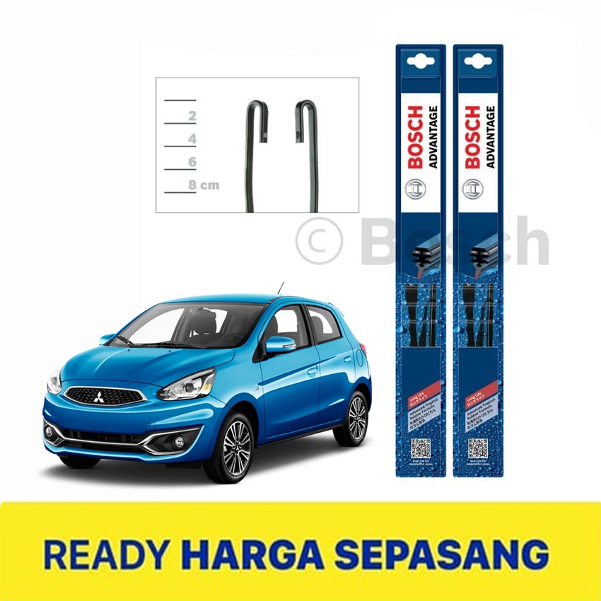 WIPER BLADE MOBIL MITSUBISHI MIRAGE BOSCH ADVANTAGE 22&quot; - 14&quot;