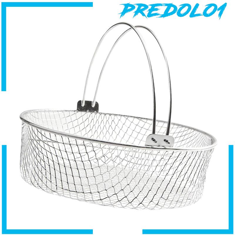 Air Fryer Basket with Handle Essentials Deep Fry Mesh Basket for Kitchen Fry