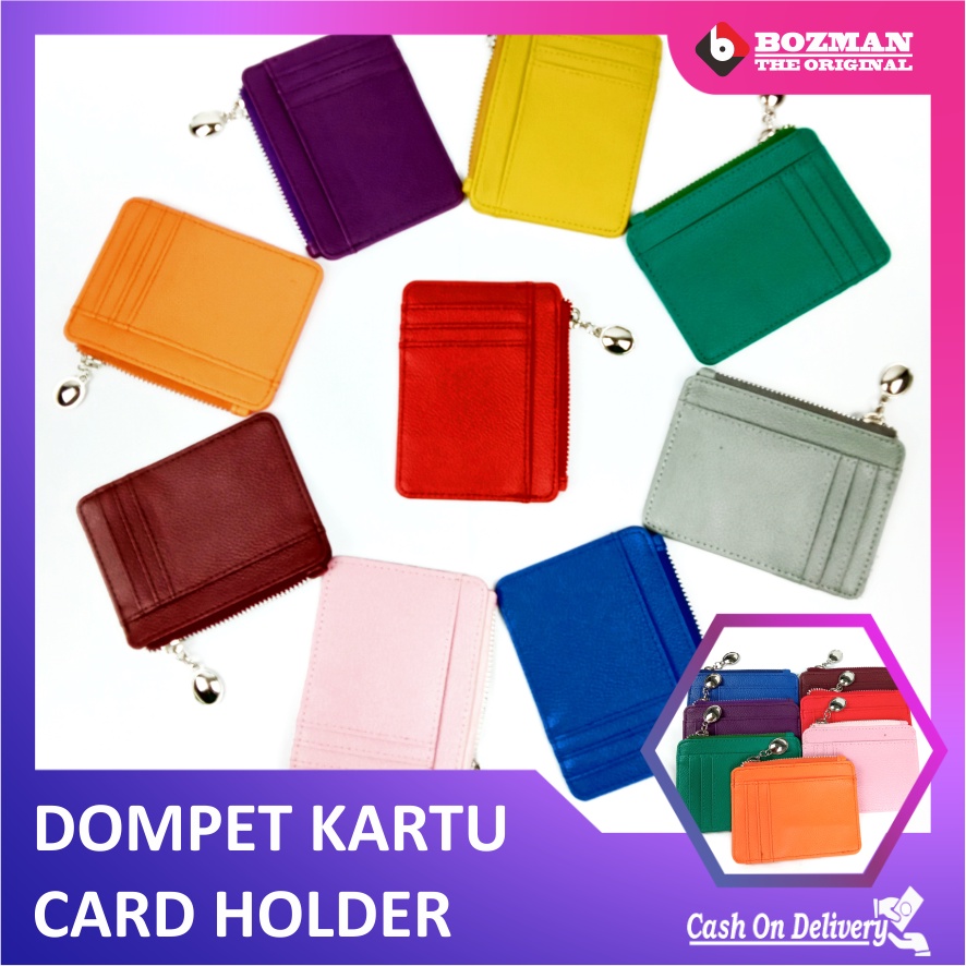 DOMPET KARTU WALLET CARD HOLDER KULIT PU LEATHER PREMIUM