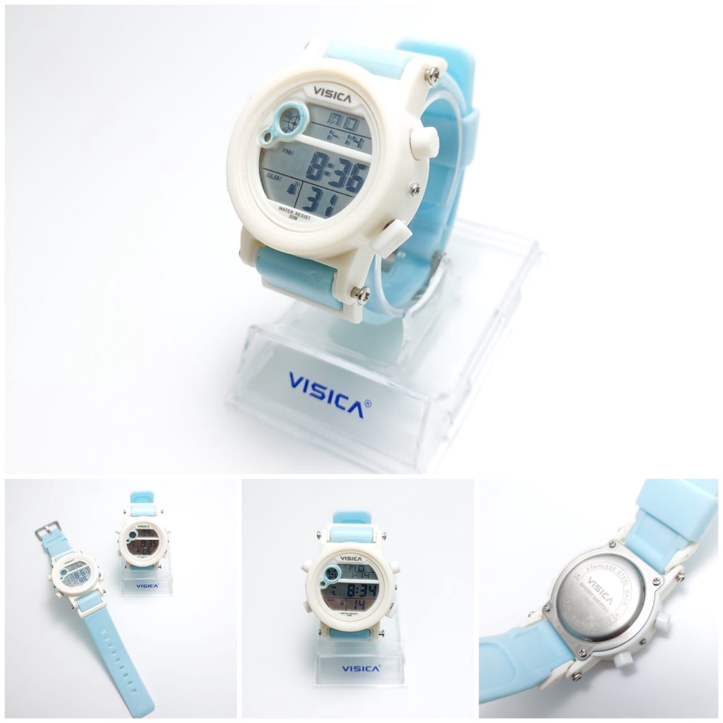 Jam tangan digital sport anak remaja water resist visica