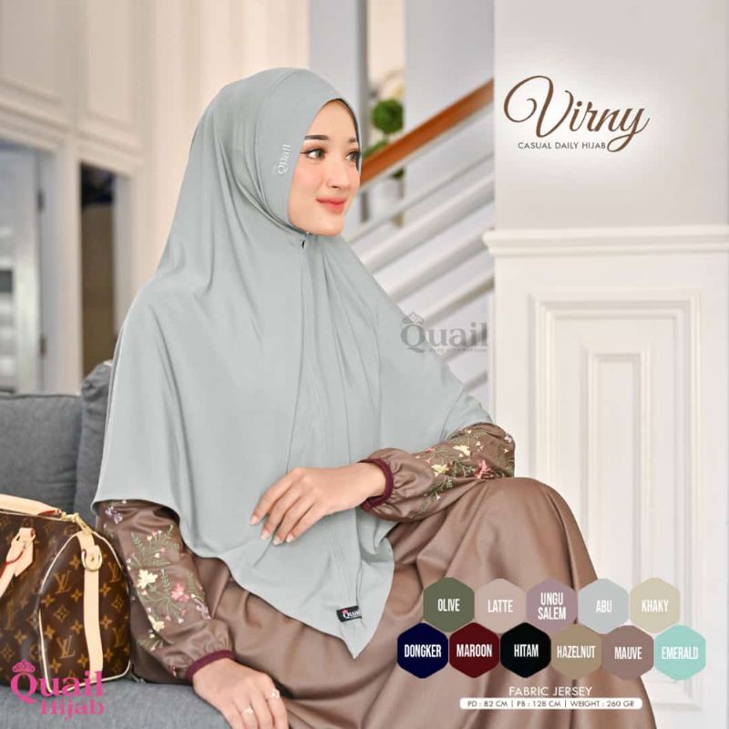 Jilbab Instan Daily Quail model VIRNY