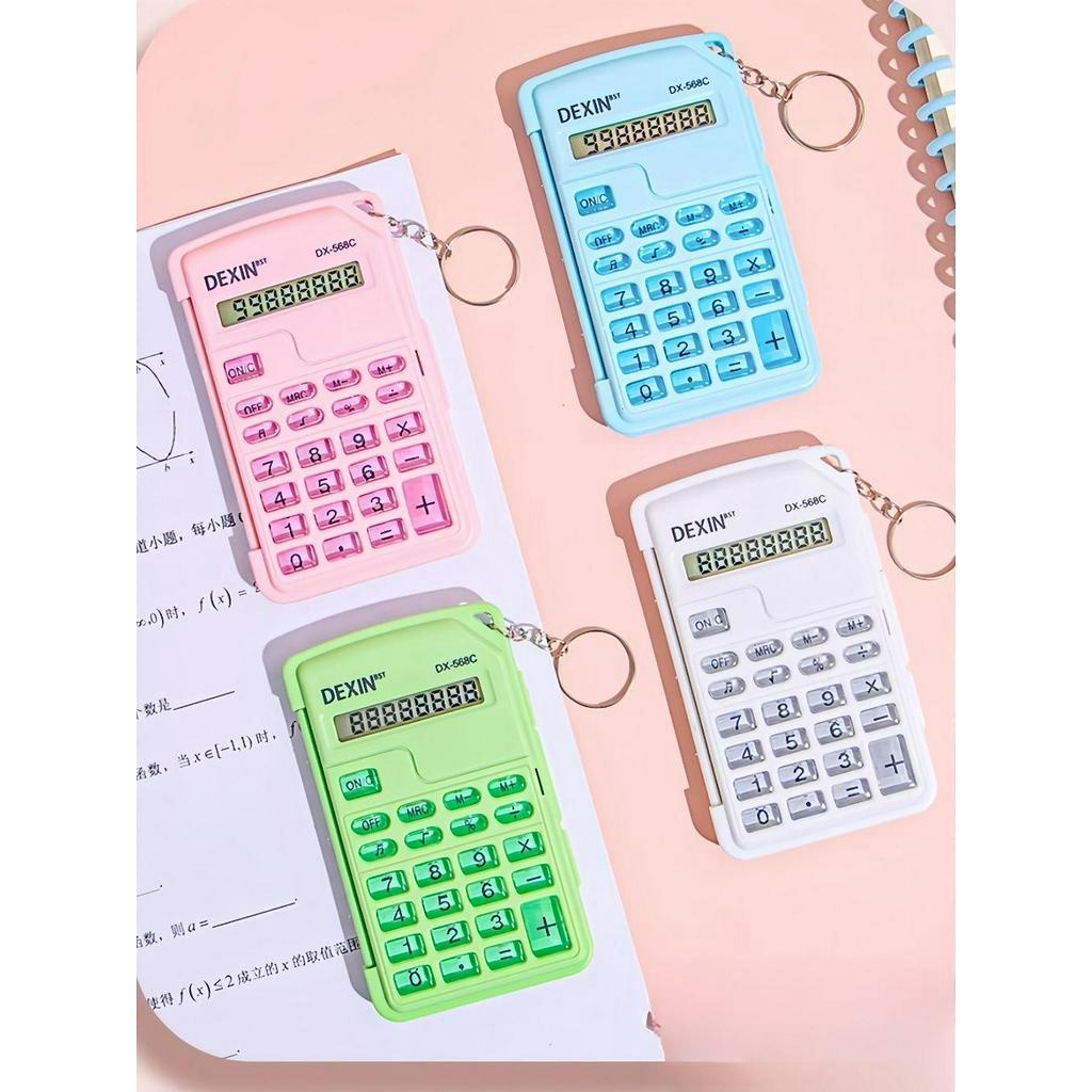 

Mini Kalkulator gantungan kunci flip cover untuk siswa khusus SD model anak -Miss Art