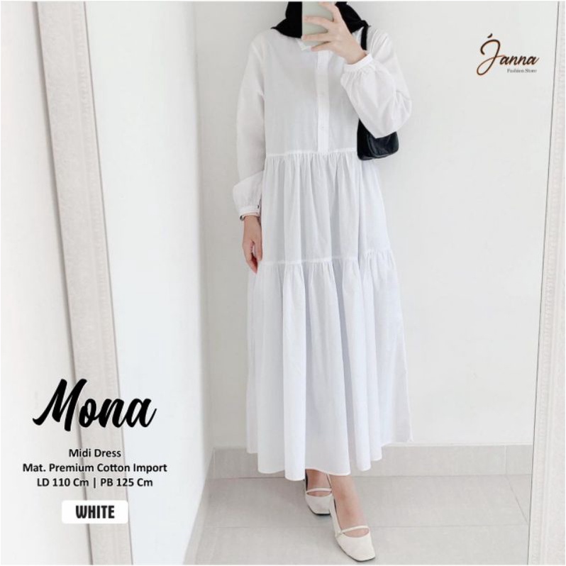 MONA GAMIS BAJU WANITA TERBARU BY JANNA