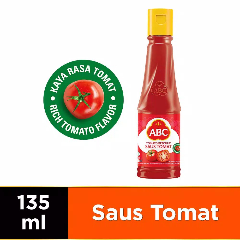 

ABC Saus Tomat Pet 135 ml