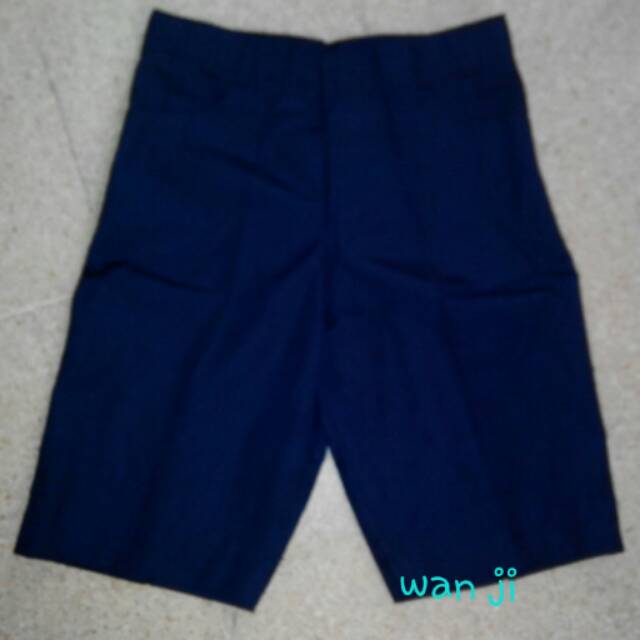 Celana pendek biru SMP 30-43 | celana SMP | celana sekolah