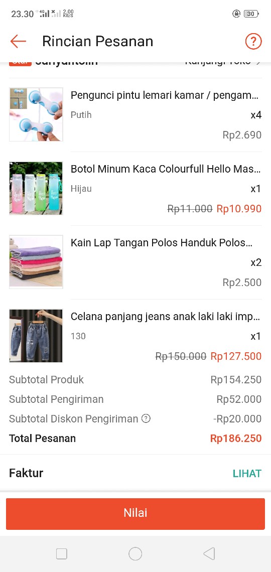 Pengunci Pintu Lemari Kamar / Pengaman Pintu