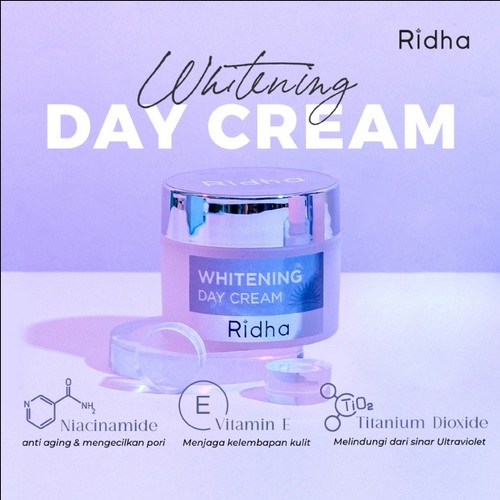 RIDHA WHITENING DAY & NIGHT CREAM 20GR