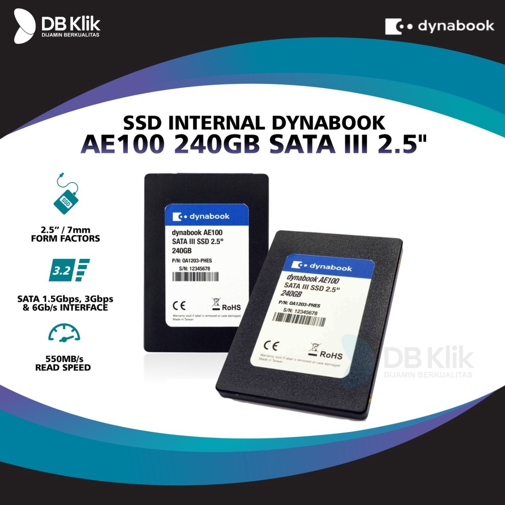 SSD Internal DYNABOOK AE100 240GB SATA III 2.5&quot; - DYNABOOK 240GB SATA