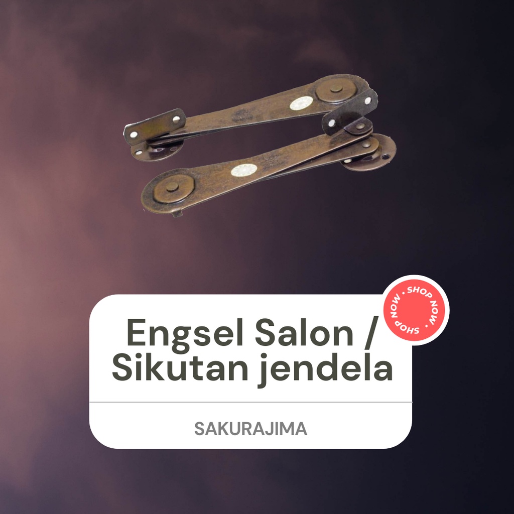 (Bahan TebaLL) Engsel Salon Sikutan Jendela Engsel Salon Jendela 5 inch 9 inch