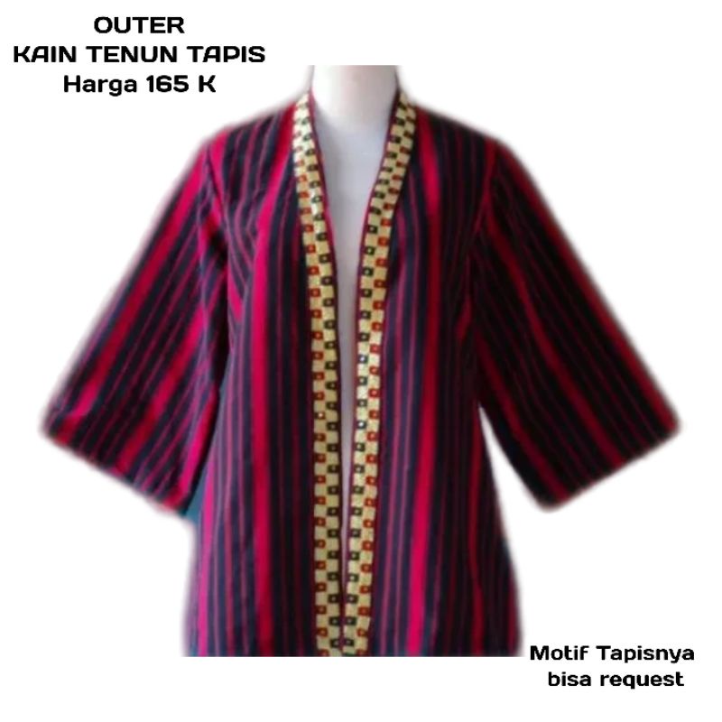 [COD] OUTER KAIN TENUN TAPIS LAMPUNG