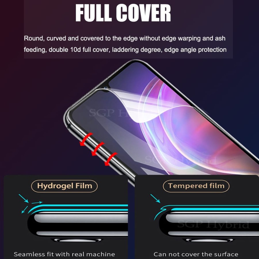 VIVO V21 4G / 5G HYDROGEL 3IN1 FRONT &amp; BACK &amp; CAMERA GLASS