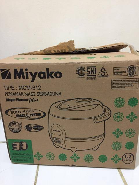 MIYAKO Rice Cooker Magic Com 1.2 Liter 3 In 1 MCM - 612