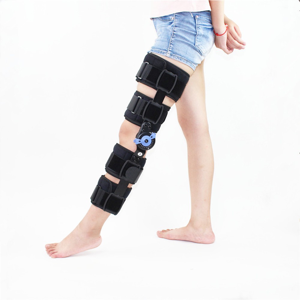 Knee Brace Penyangga Lutut Terapi Kaki Black