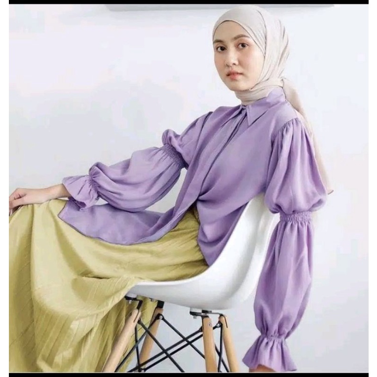 BLOUSE PAULA TOP LENGAN KARET