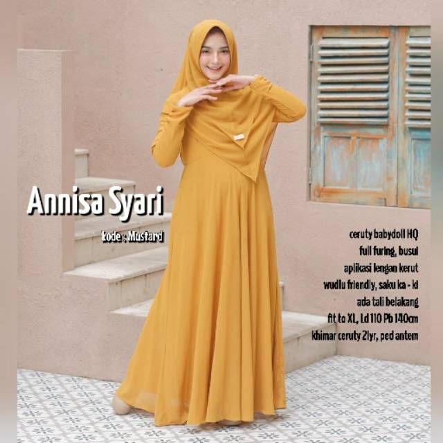 Gamis cantik annisa syari