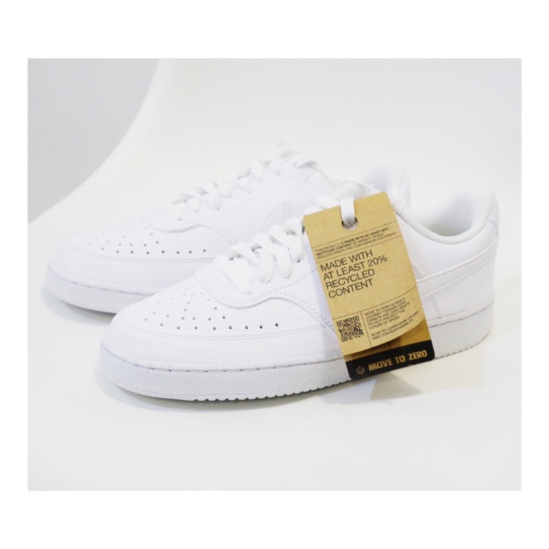 DISKON GILA SEPATU  Nike Court Vision Low - Triple White