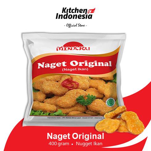 MINAKU Naget Original 400 gr - Nugget Ikan / Kitchen of Indonesia