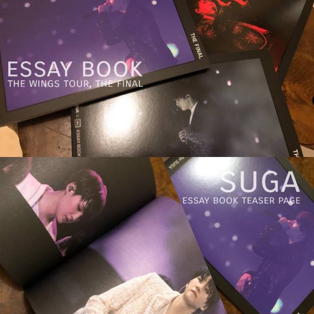 THE WINGS TOUR, THE FINAL : SUGA ESSAY BOOK