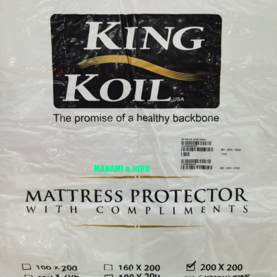 MATRASS PROTECTOR KING KOIL 200X200 MP KINGKOIL