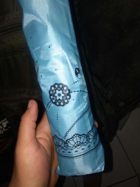 Payung Lipat 4 Fancy Karakter Motif Bunga Anti Uv Merk Osaka Bw-060