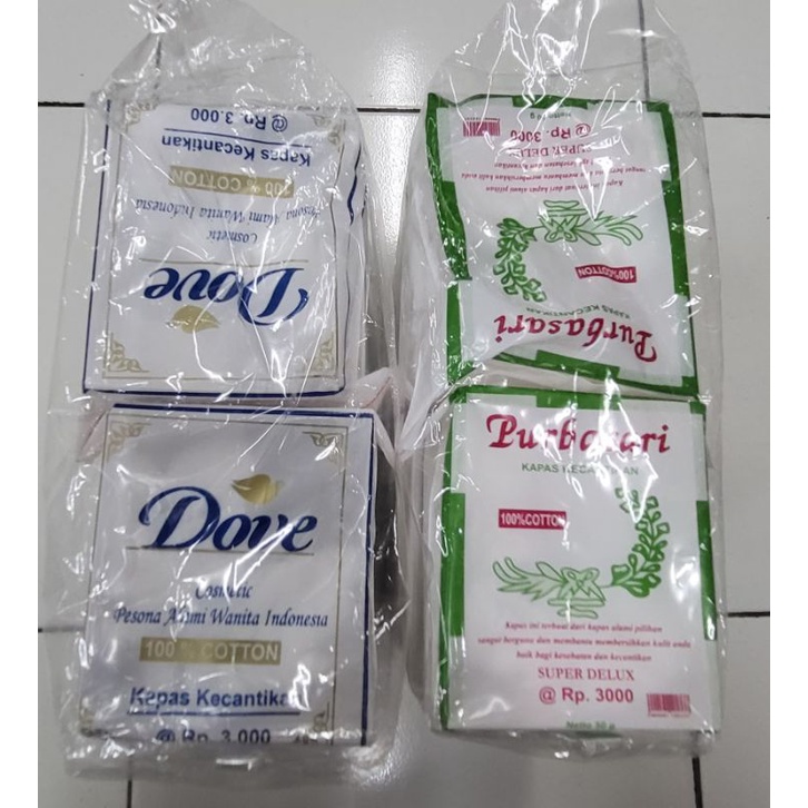 Kapas Purbasari Dove 50 Gram