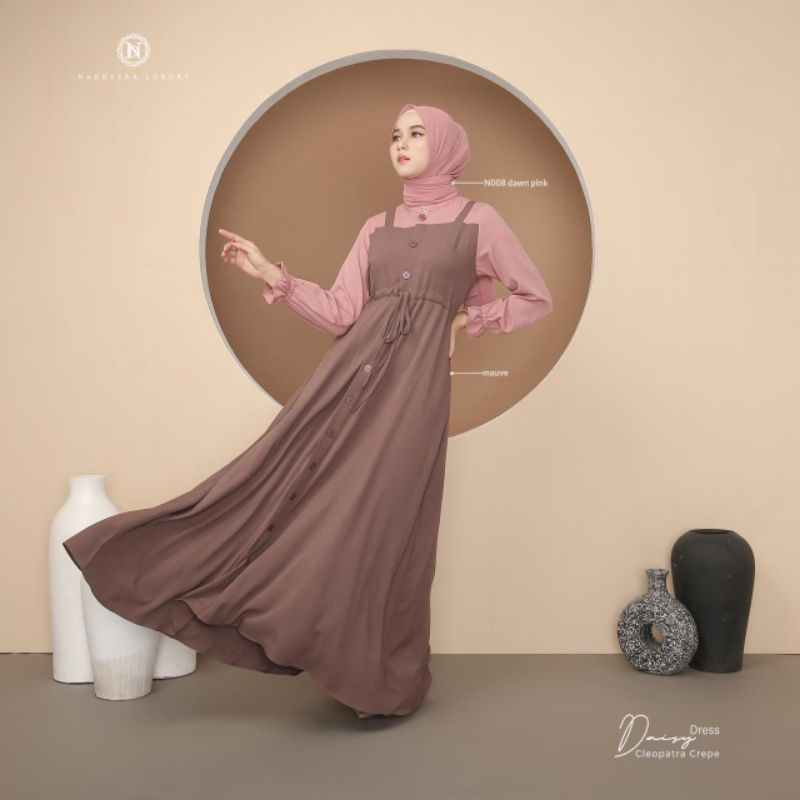 Dress Gamis Nadheera Luxury Daisy Dress