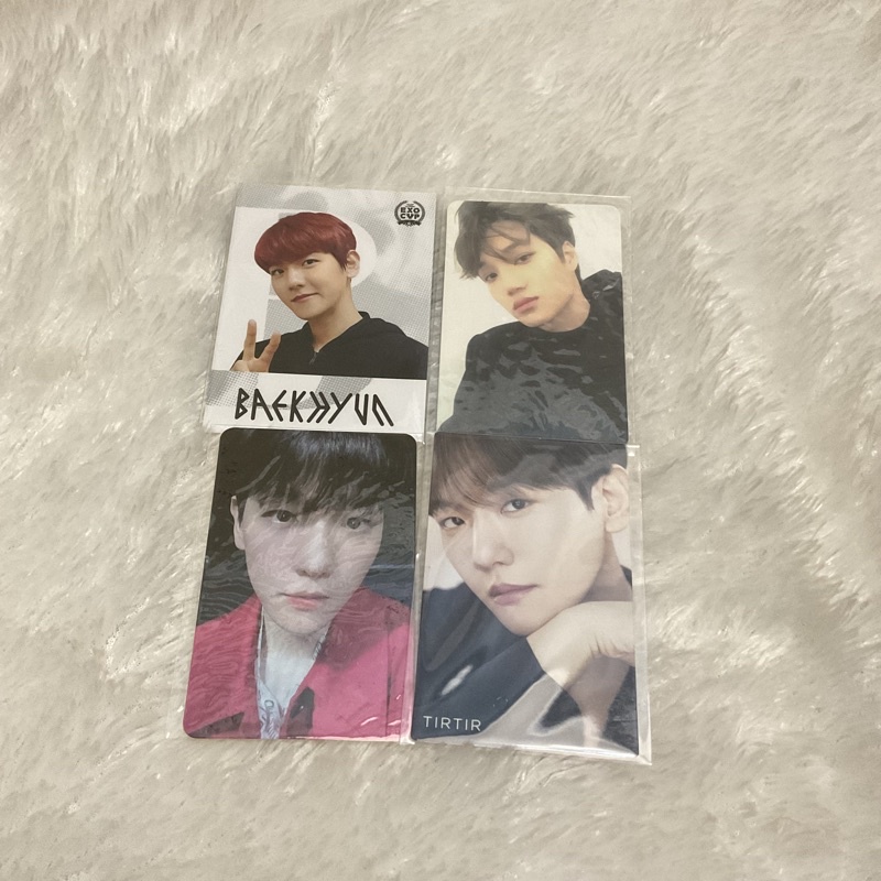 EXO Baekhyun Exo Cup, Bambi,Tir Tir, Universe Kai Photocard