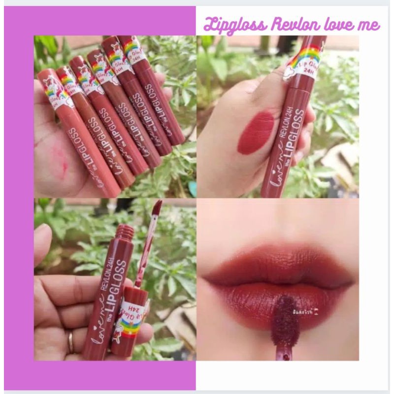 LIP GLOSS NUDE /LIPGLOSS REVLON /LIP GLOS LOVE ME ECERAN