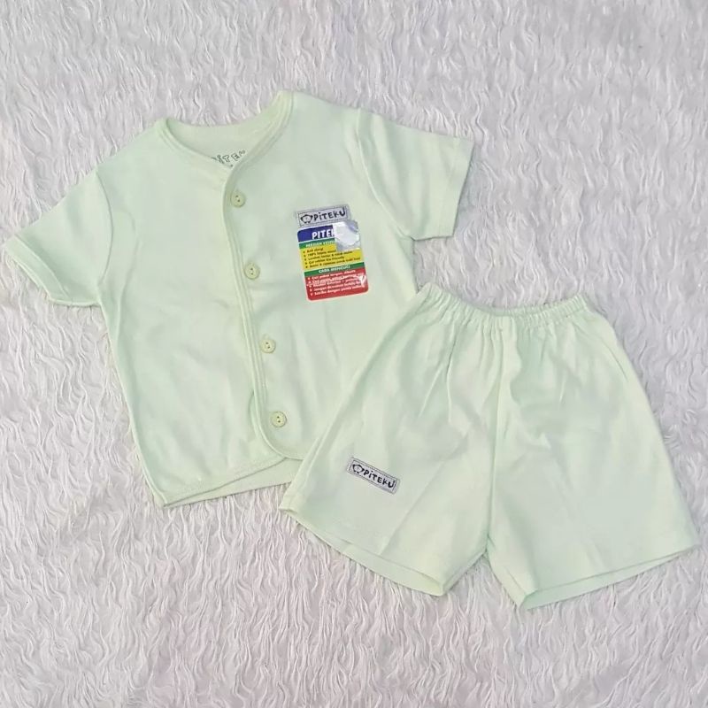 Baju Bayi Piteku Polos Warna