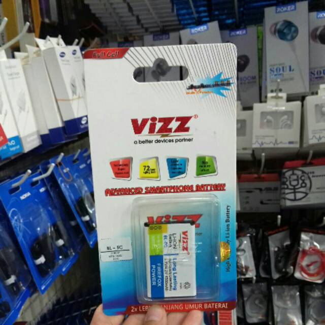 Baterai VIZZ NOKIA BL 5C / Baterai Double Power NOKIA BL 5C