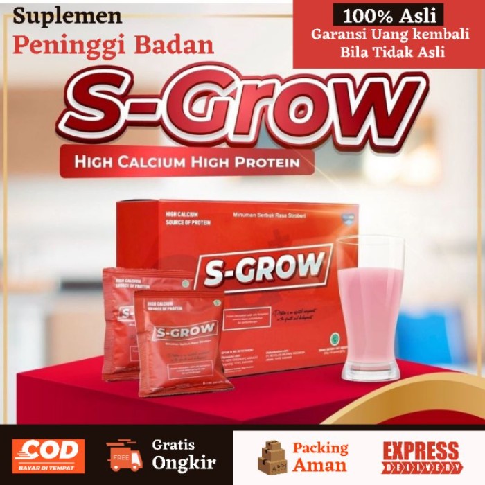 

Suplemen Susu Peninggi Badan S-GROW High Calcium Terbaik
