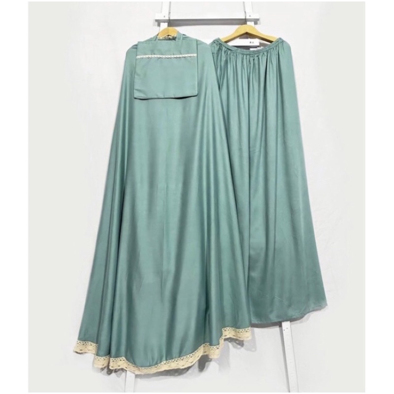 Mukena Dewasa Polos Katun Rayon