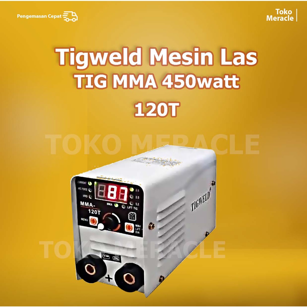 Tigweld Mesin Las TIG MMAi 120 A450 Watt  (Welding Machine TIGi VRD MMA)