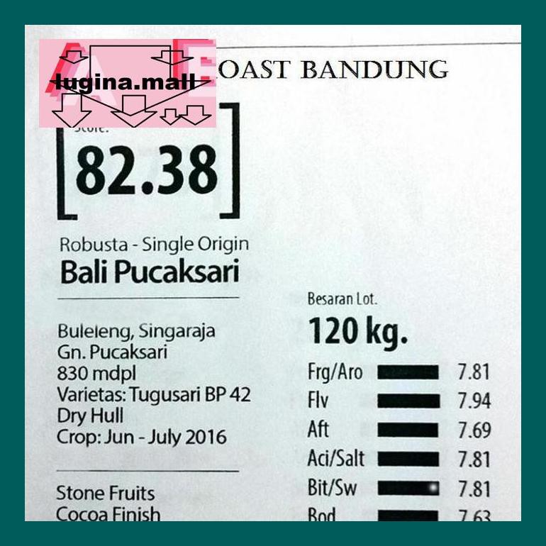 

Koptlu50G Kopi Fine Robusta Bali Pucaksari 1 Kg Biji & Bubuk - Biji Lud5Sc