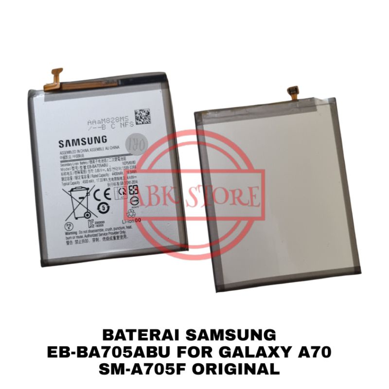 BATRE BATERAI BATTERY SAMSUNG GALAXY A70 SM-A705F EB-BA705ABU ORIGINAL