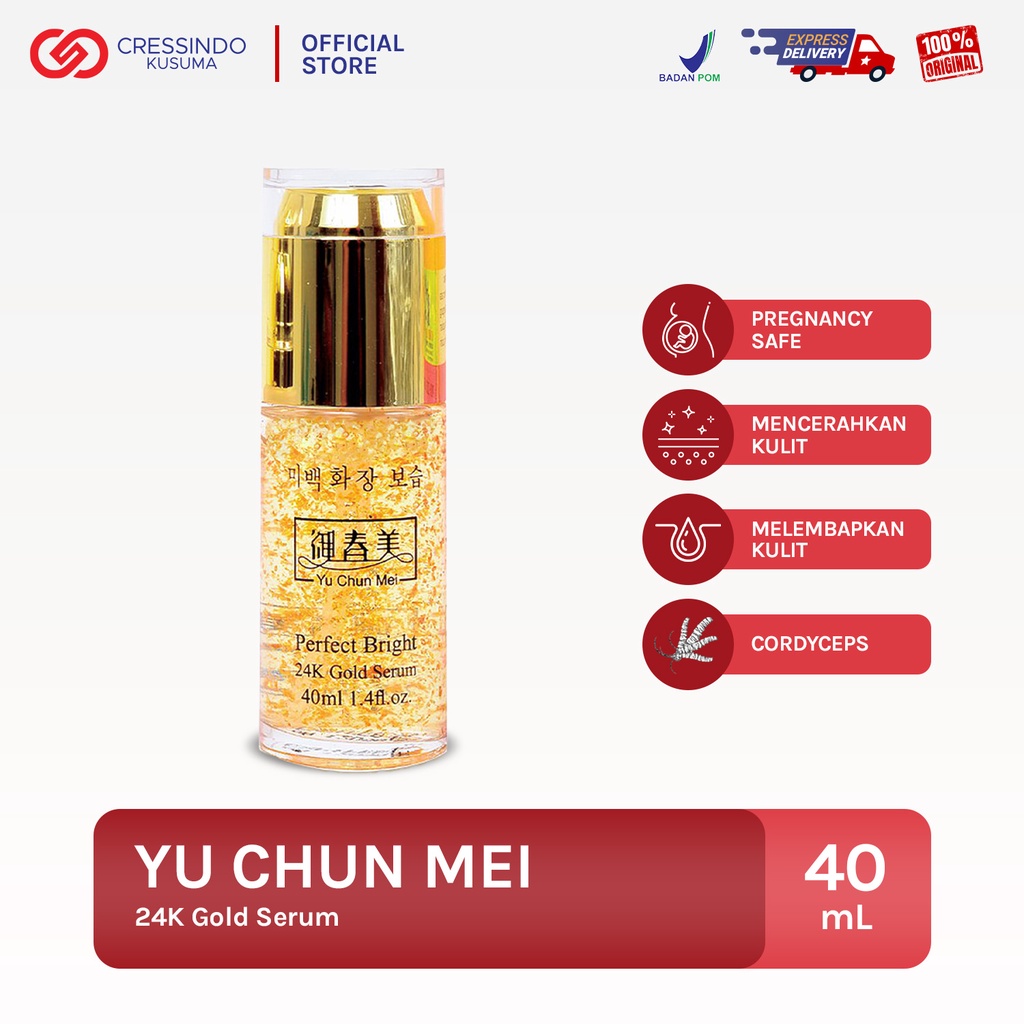 YU CHUN MEI Cordyceps Pure Gold 24k Serum - Perfect Bright 30ml