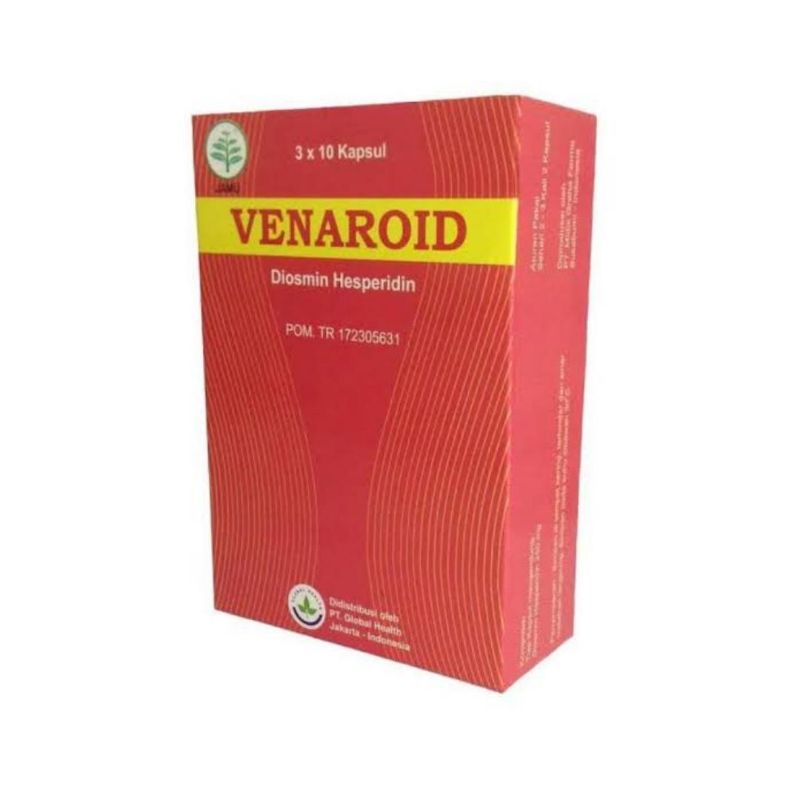 venaroid isi 30 kapsul 30's obat wasir herbal / box