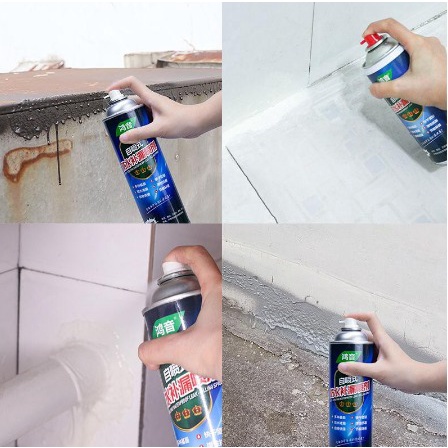 Spray Anti Bocor Waterproof Leak Proof Semprotan Ajaib Multifungsi Penambal Bocor Atap Pipa