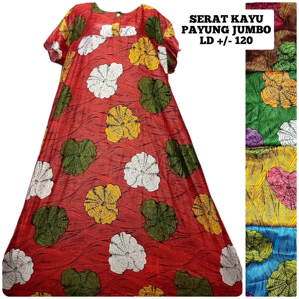 Daster Payung Busui Adem (bs Plh Motif) Dress Ibu Wanita Ecer Grosir Jumbo bayar ditempat murah klok-6