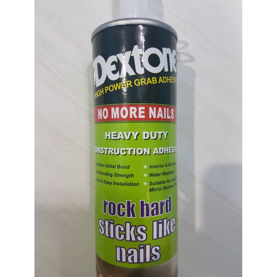 lem kaca kayu alum keramik batu metal no more nails dextone not bostik