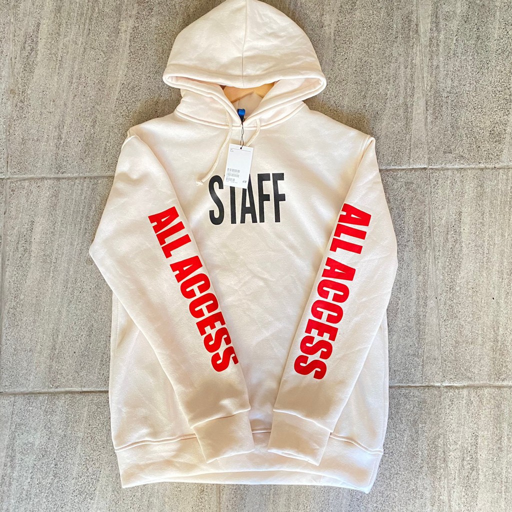 H*M Hoodie Purpose Staff Cream / Hoodie HM Original Pria Wanita