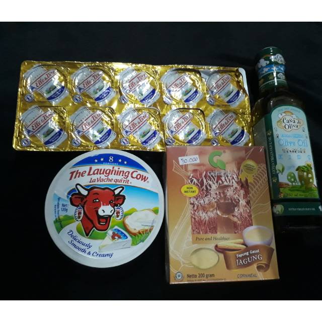 Paket hemat mpasi bayi/tepung gasol/evo/ub elle vire/laughing cow