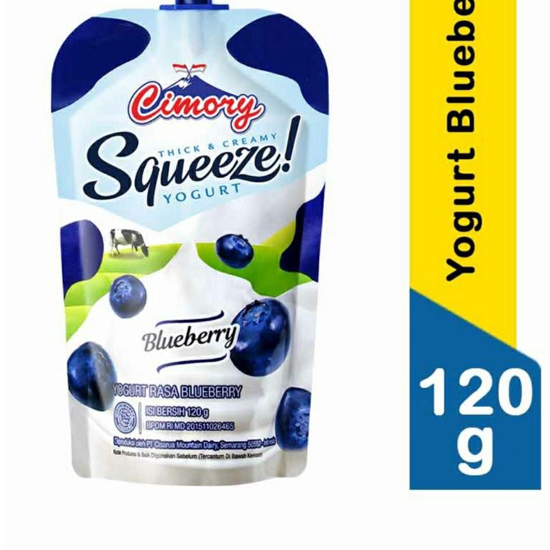 

Cimory Yoghurt Squeeze Blueberry 120G