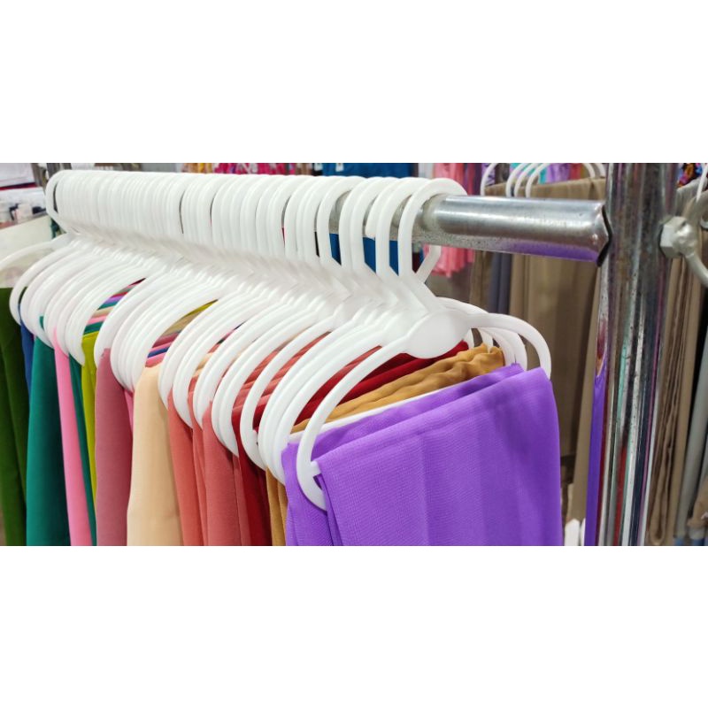 Hanger Jilbab Gantungan Jilbab/Syal/Selendang-Putih