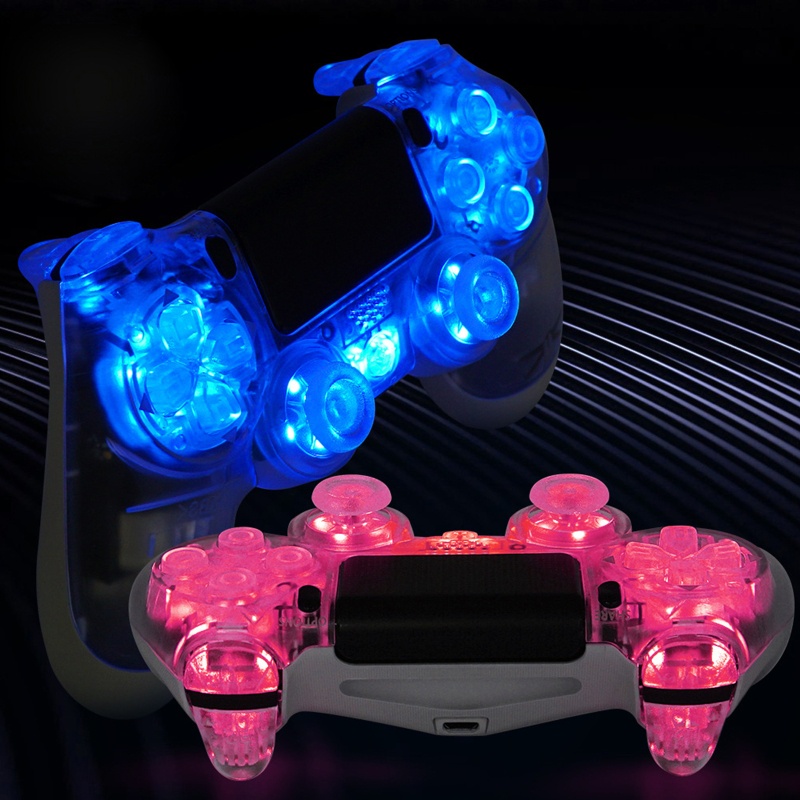 Btsg Multi-Warna Luminated D-pad Thumb Sticks LED Mod Untuk Pro Controller Tombol Wajah DTF LED Mod Kit Untuk Controlle