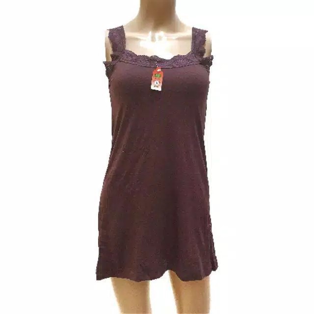 Termurah Tanktop Wanita Renda Panjang Super Soft Allsize Camisol Renda Longdress Renda Tangtop Tali